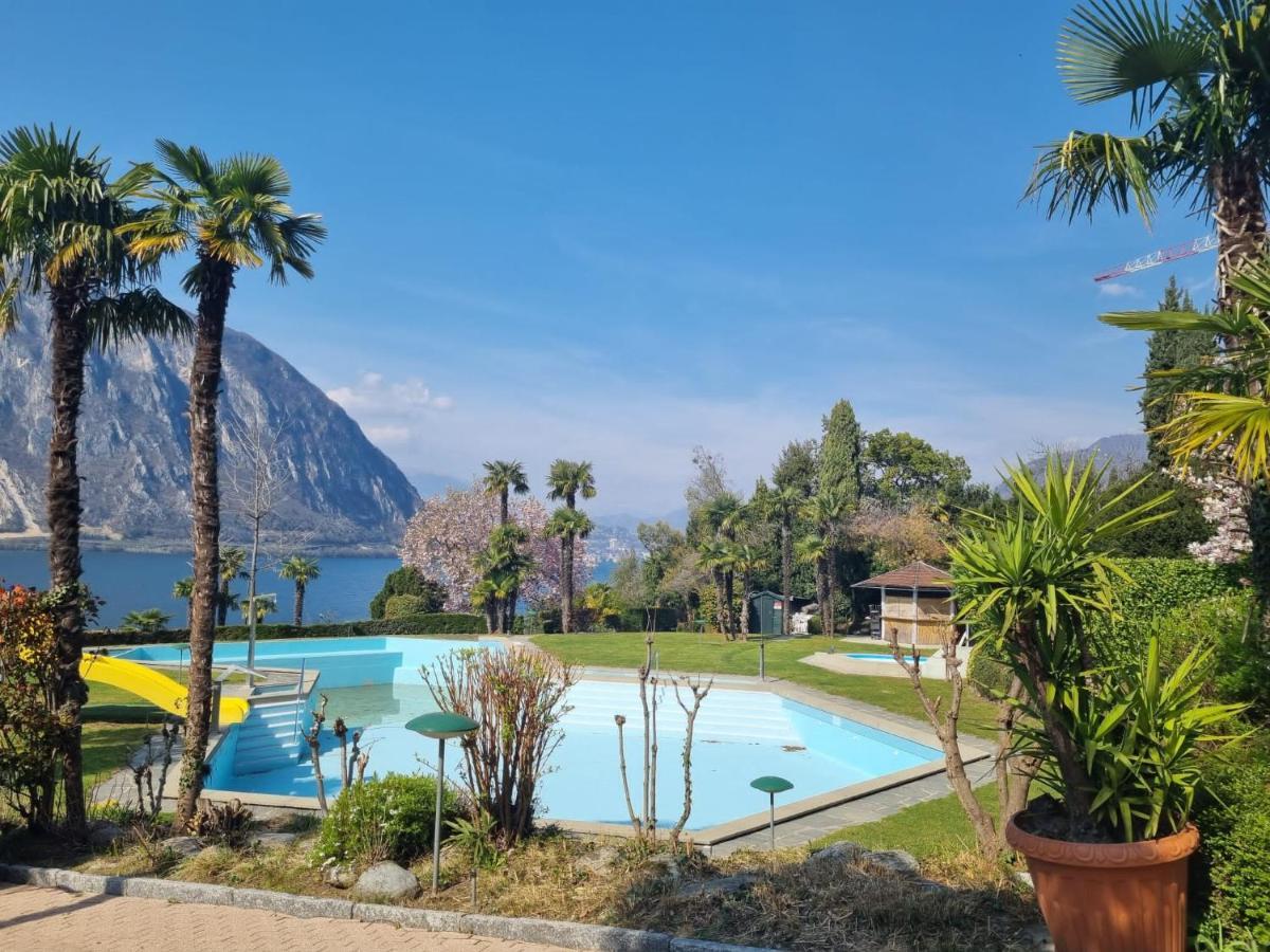 Lake Apartment 4 Bissone Εξωτερικό φωτογραφία