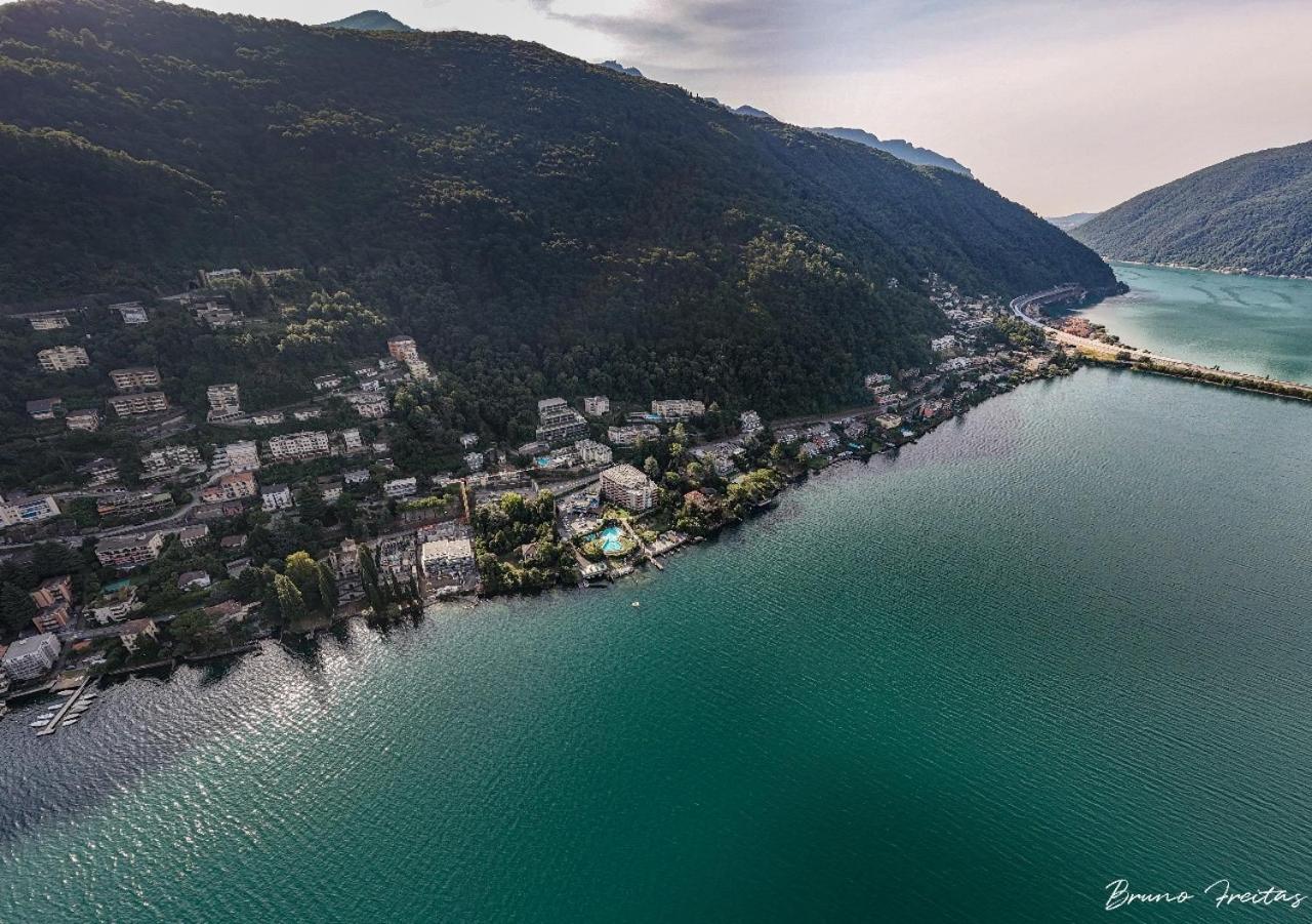 Lake Apartment 4 Bissone Εξωτερικό φωτογραφία